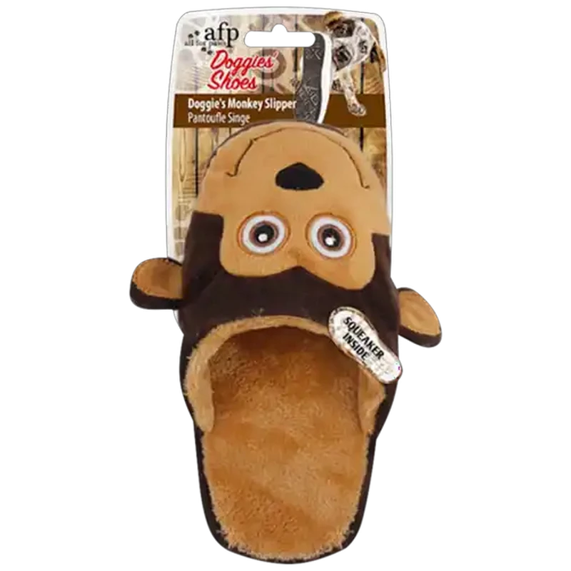 All For Paws Doggies' Shoes Monkey Slipper Dog Toy
