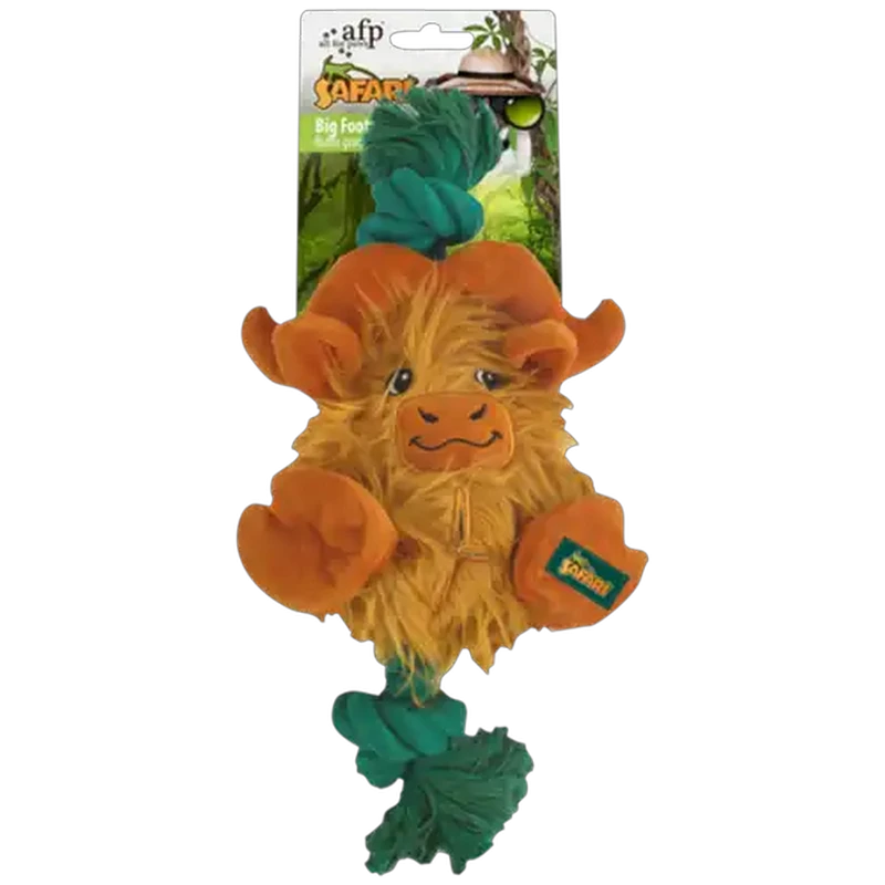 All For Paws Safari Big Foot Buffalo Dog Toy