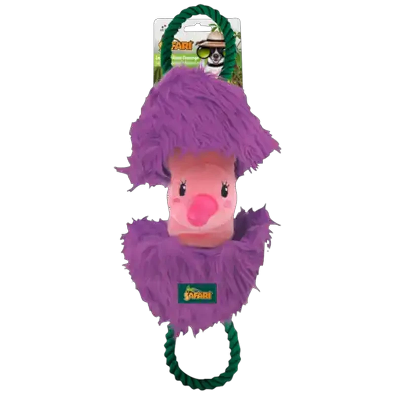 All For Paws Safari Leave Me Alone Flamingo Dog Toy