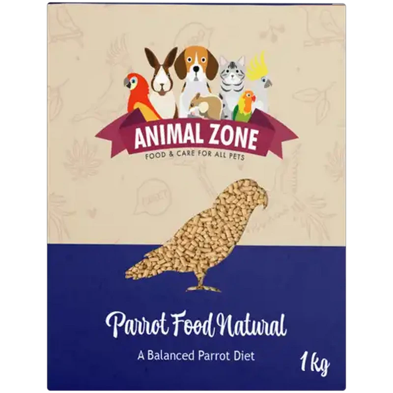 Animal Zone Natural Parrot & Parakeet Food 1kg