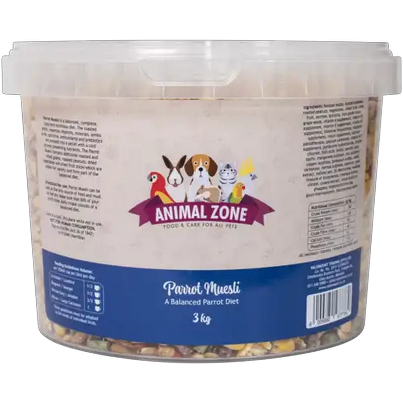 Animal Zone Parrot Muesli Bird Food 3kg