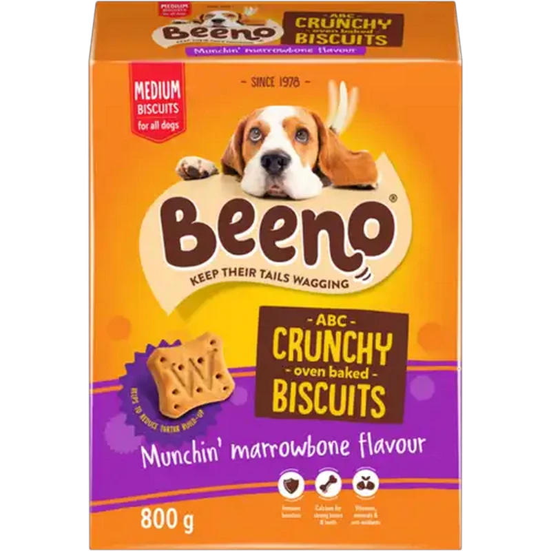 BEENO Medium Munchin' Marrowbone Flavour Dog Biscuits 800g
