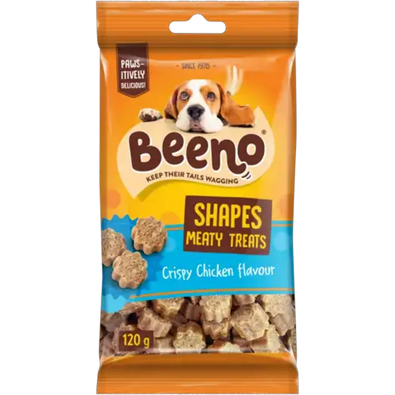BEENO Shapes Crispy Chicken Flavour Meaty Treats 120g