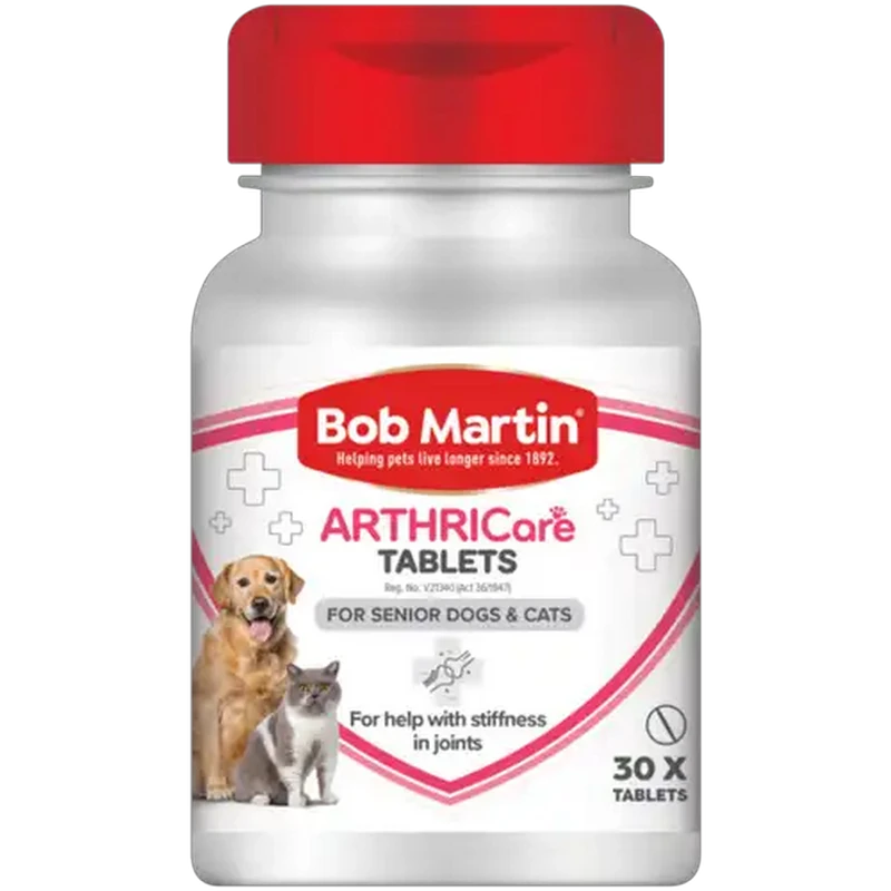Bob Martin Arthricare All Tablets for Senior Dogs & Cats 30 Pack
