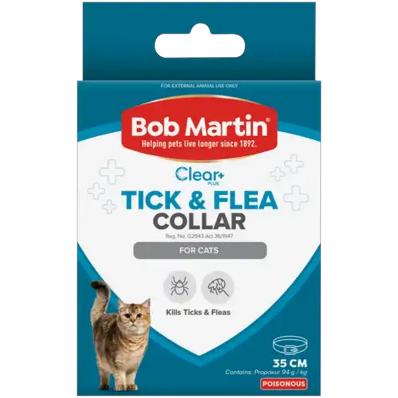 Bob Martin Clear Plus Tick & Flea Collar for Cats