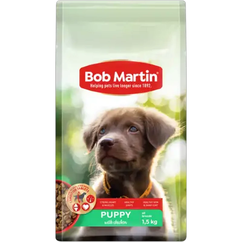 Bob Martin Complete Condition Superfood Boost Chicken Flavoured Dog Food For Puppies Bag 1.5kg