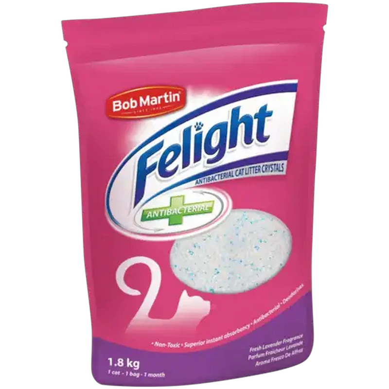 Bob Martin Felight Fresh Lavender Antibacterial Cat Litter Crystals 1.8kg