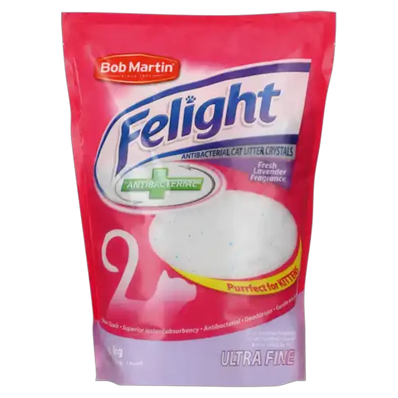 Bob Martin Felight Fresh Lavender Scented Antibacterial Cat Litter Crystals 1.5kg