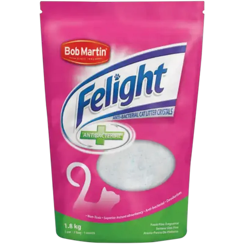 Bob Martin Felight Fresh Pine Fragrance Anti-Bacterial Cat Litter Crystals 1.8kg