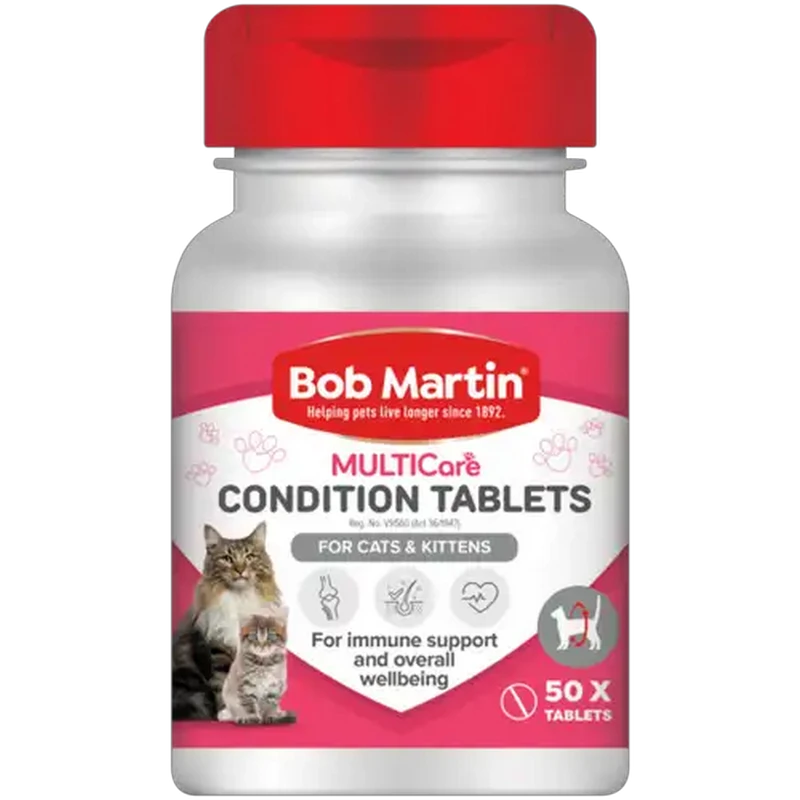 Bob Martin Multicare All Condition Tablets for Cats & Kittens 50 Pack