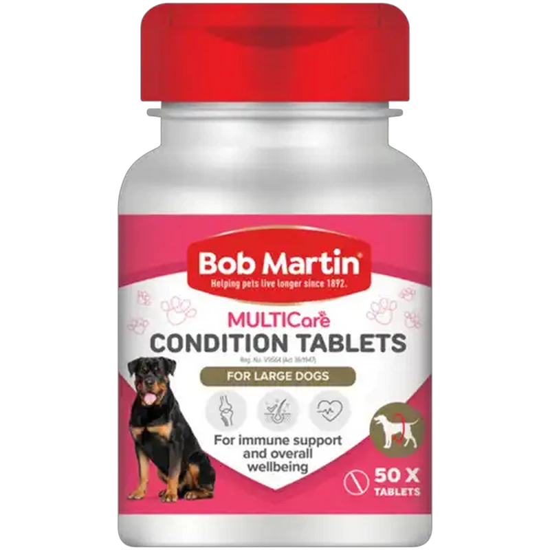 Bob Martin Multicare Large Condition Tablets for Dogs 50 Pack