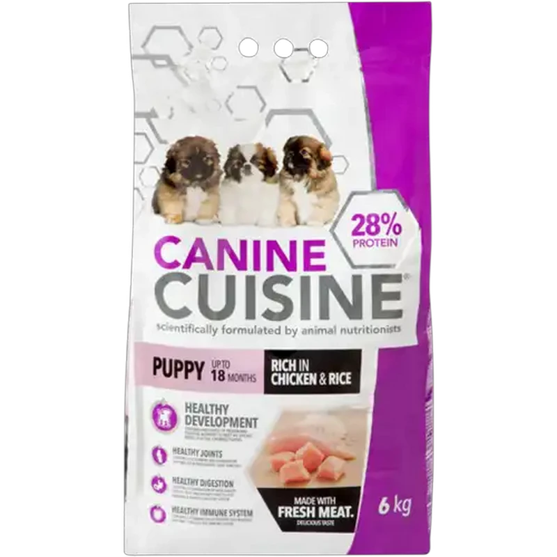 Canine Cuisine Chicken & Rice ±18 Months Puppy Dry Dog Food 6kg