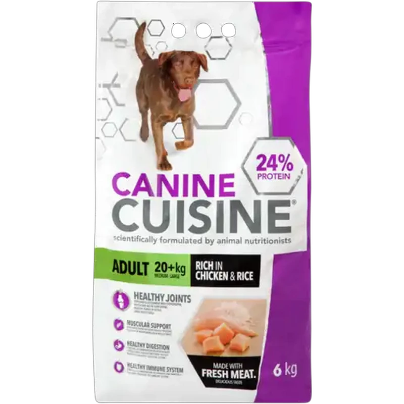 Canine Cuisine Chicken & Rice Medium-Large Adult Dry Dog Food 6kg
