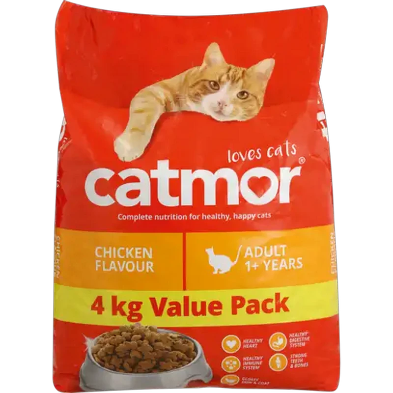 Catmor Chicken Flavoured Adult Cat Food 4kg