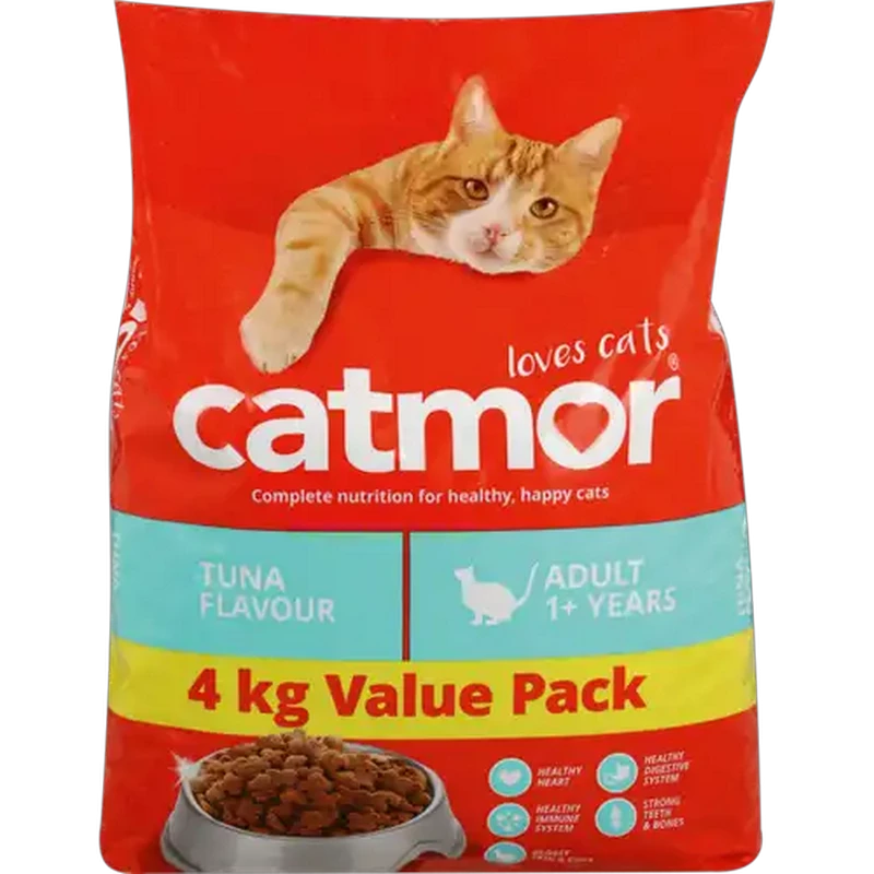 Catmor Tuna Flavoured Adult Cat Food 4kg