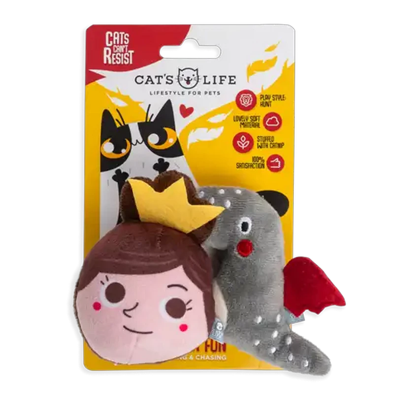 Cat's Life Fairytale Princess & Dragon Cat Toy