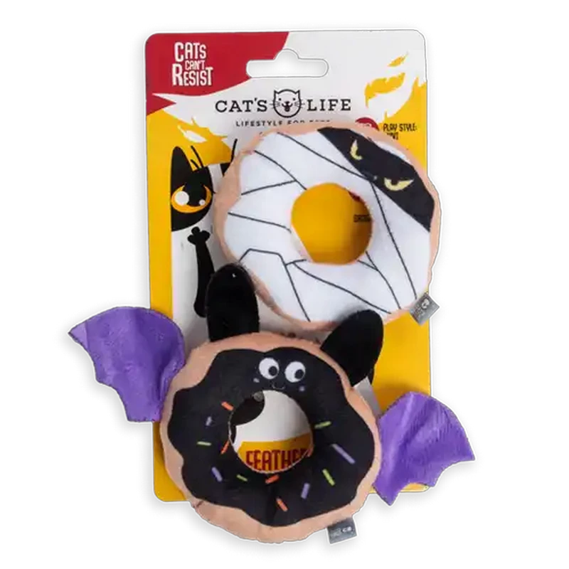 Cat's Life Purple Bat Cat Toy