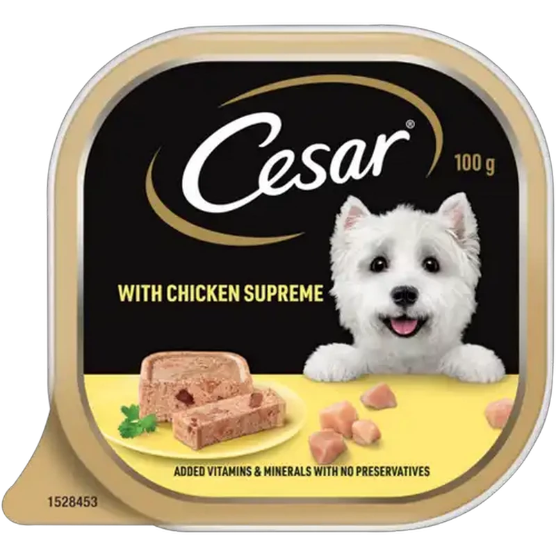 Cesar Chicken Supreme Adult Wet Dog Food 100g