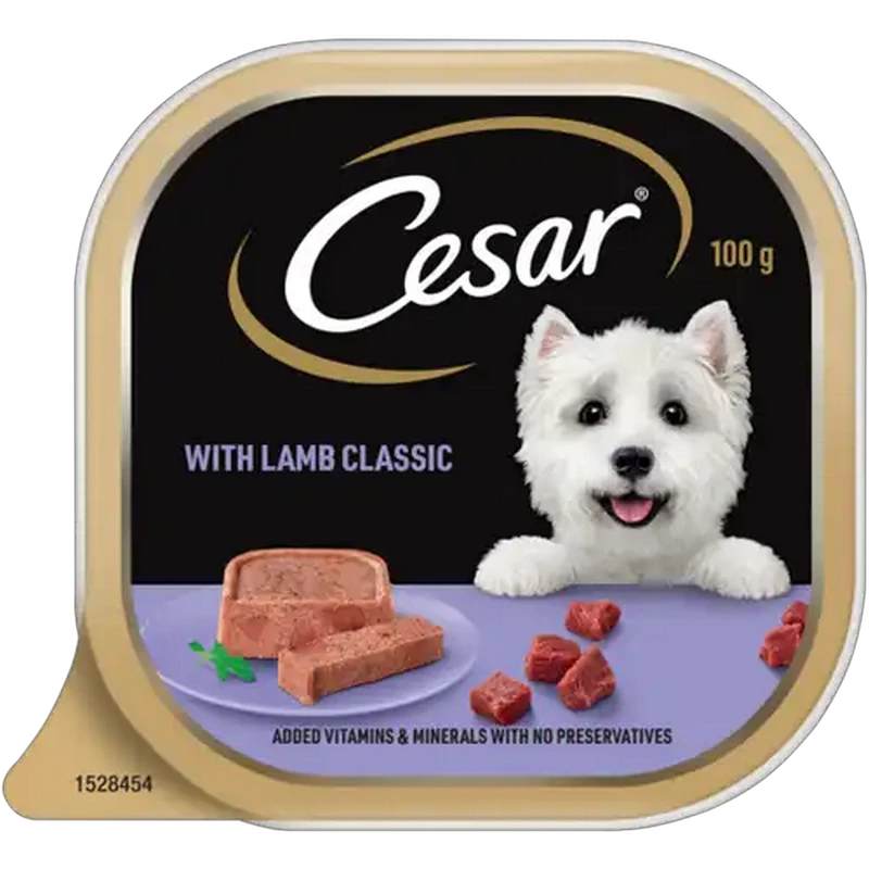 Cesar Classic Lamb Adult Wet Dog Food 100g