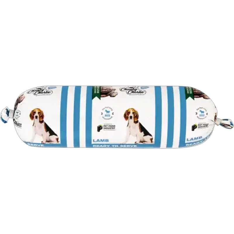 Chunky Charlie Lamb Frozen Adult Dog Food Roll 500g