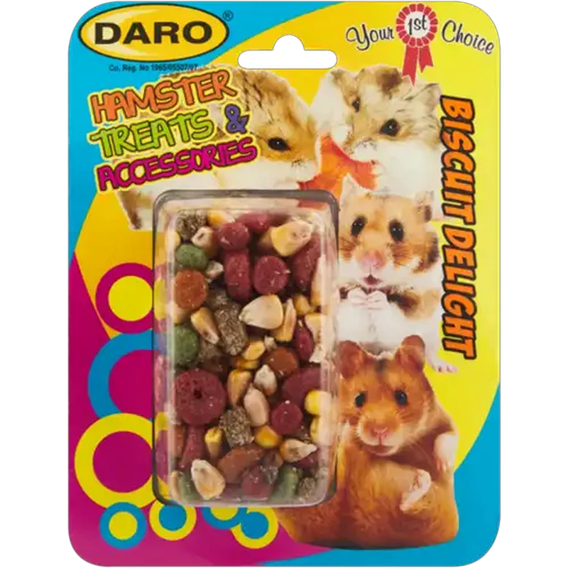 Daro Biscuit Delight Hamster Treat & Accessories