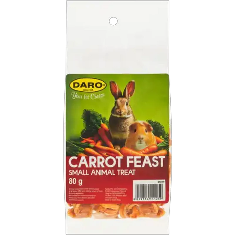 Daro Carrot Feast Small Animal Treat 80g