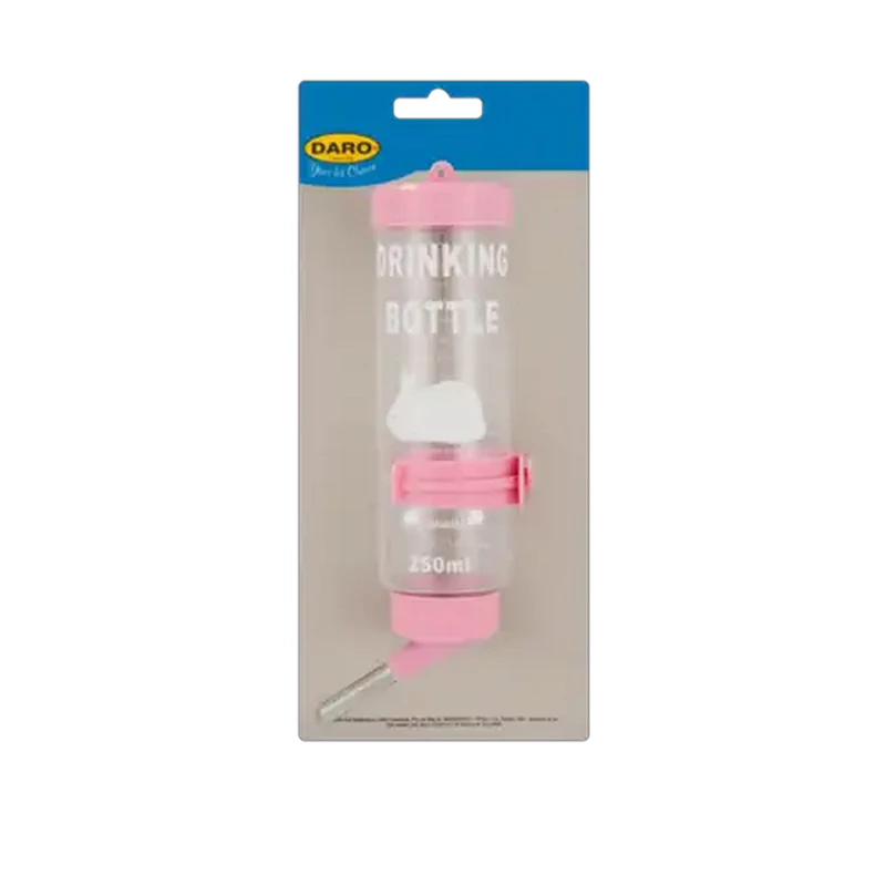 Daro Pink Hanging Hamster Drinking Bottle 250ml