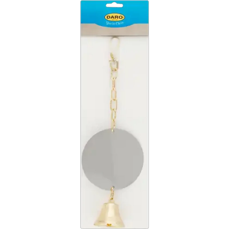 Daro Round Bird Mirror With Bell 100mm