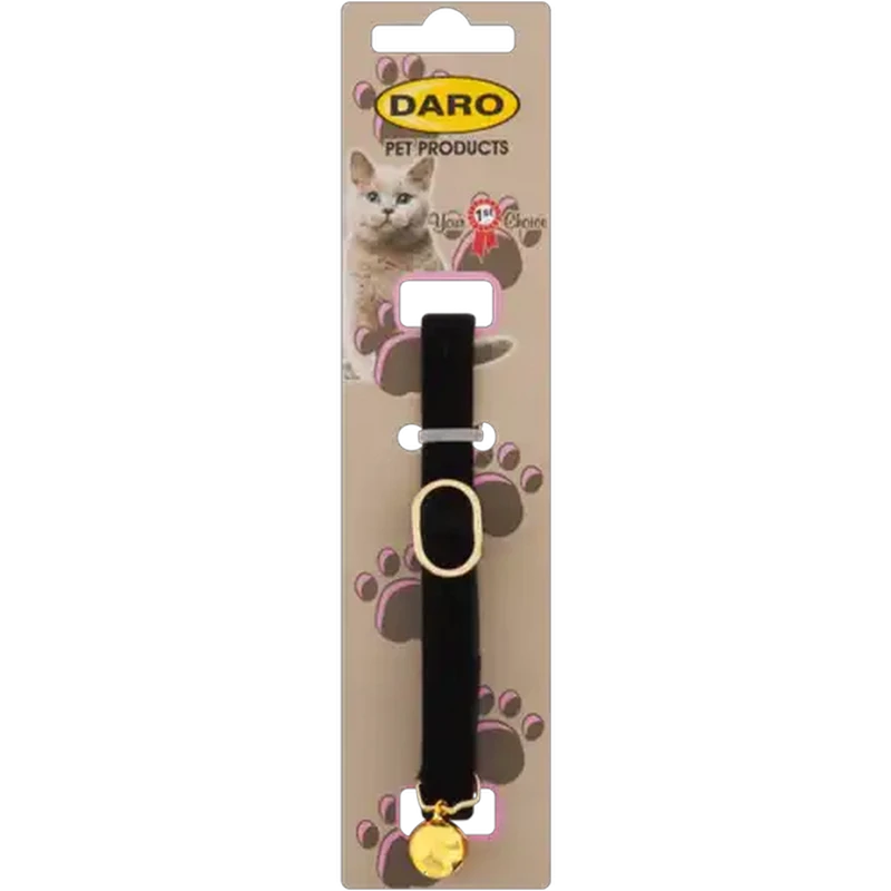 Daro Velvet Pin Buckle Cat Collar