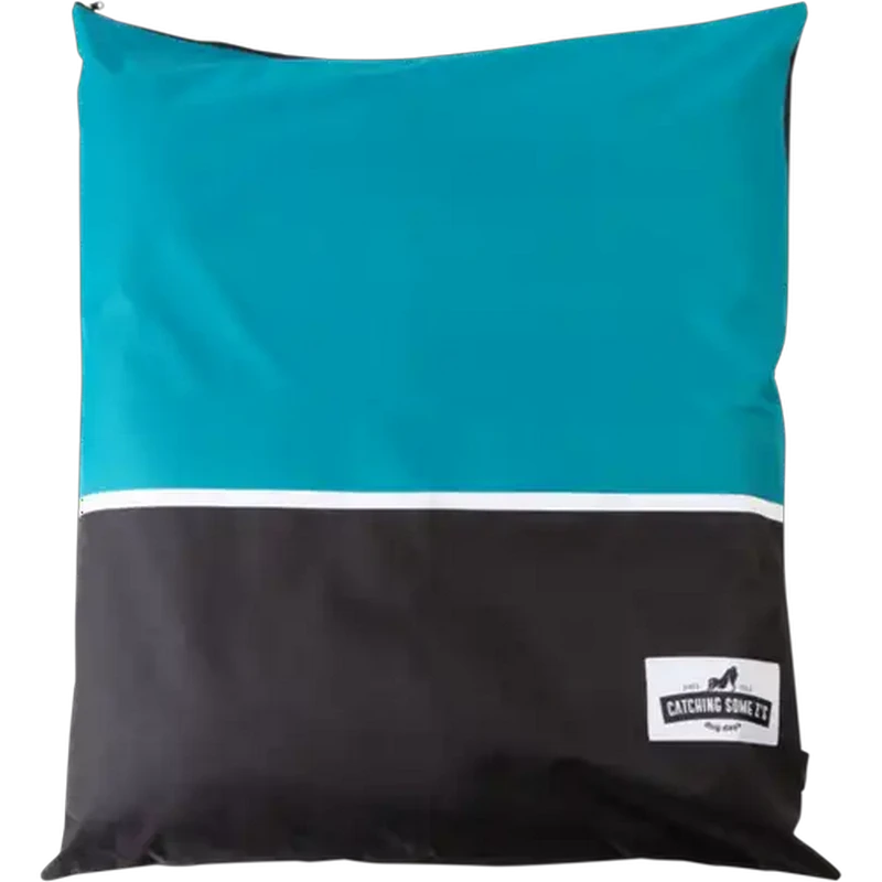Dog Days Catching Some Zs Large Blue & Black Dog Cushion