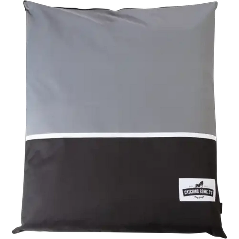 Dog Days Catching Some Zs Large Grey & Black Dog Cushion