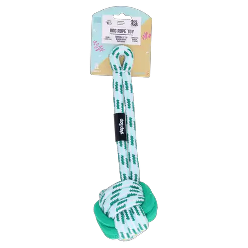 Dog Days Green Knotted Dog Rope Toy 30cm