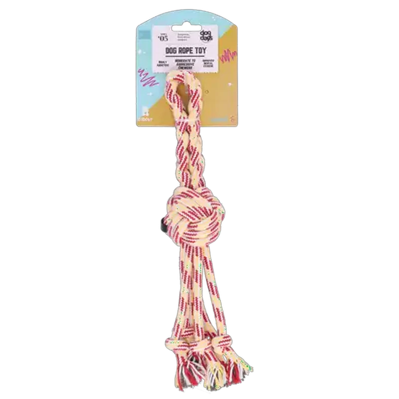 Dog Days Yellow Candy Dog Rope Toy