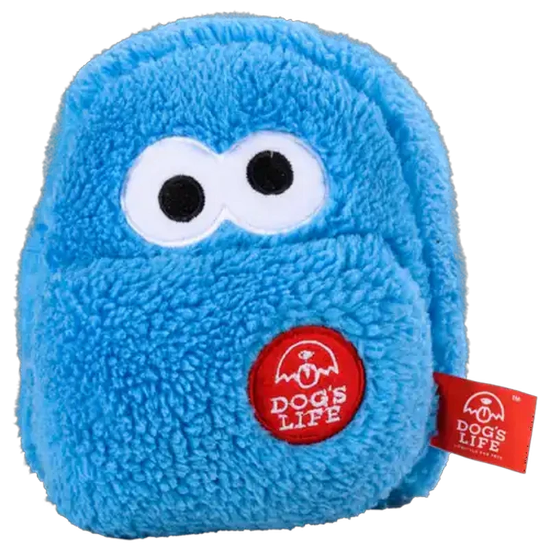 Dog's Life Blue School Bag Surprise Dog Toy