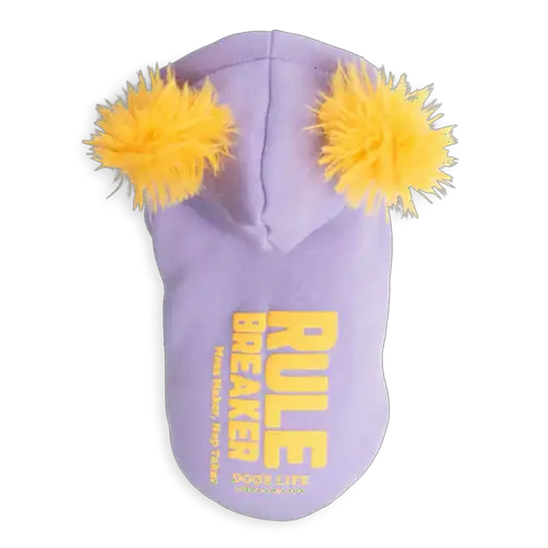 Dog's Life Lavender Rule Breaker Hoodie 4XL