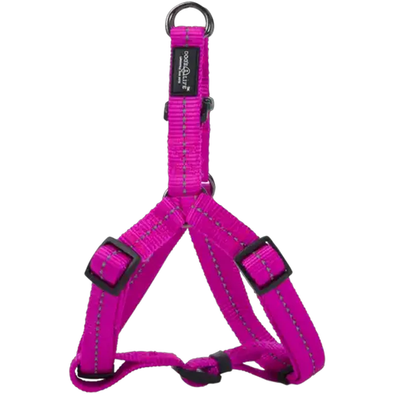 Dog's Life Magenta Webbing Step-In Harness (Extra Large)