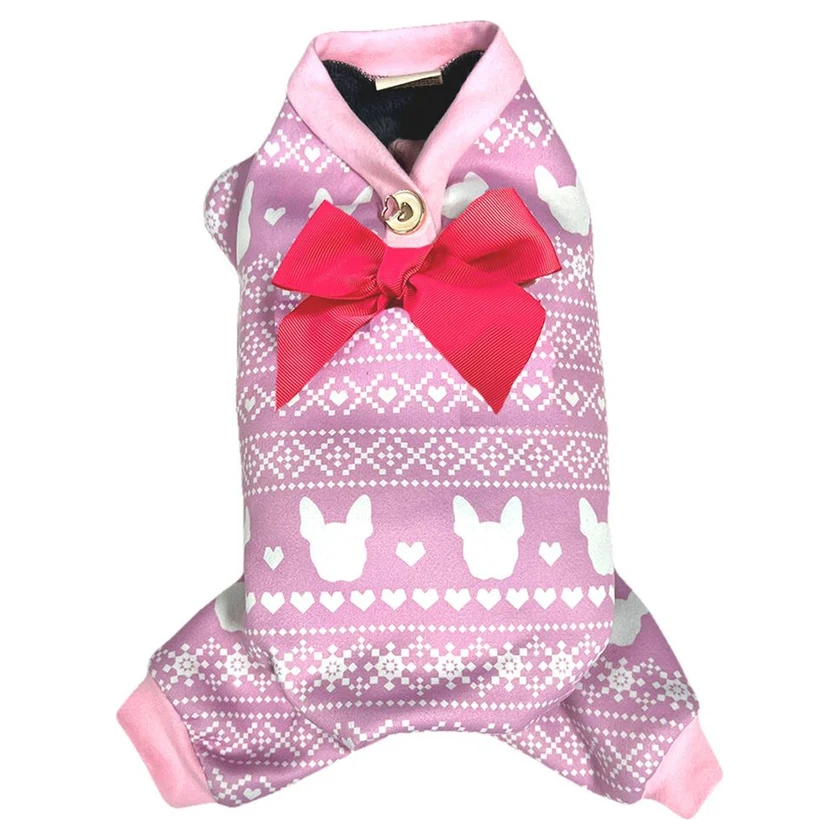 Dog's Life Pink Pet PJ with Bow Small