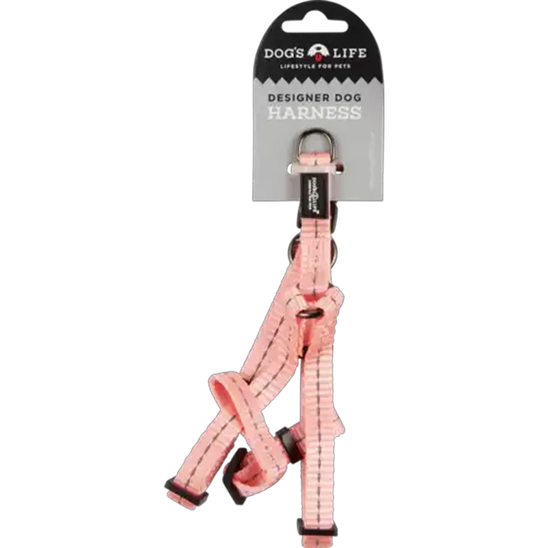 Dog's Life Pink Reflective Supersoft Webbing Step In Dog Harness (Small)