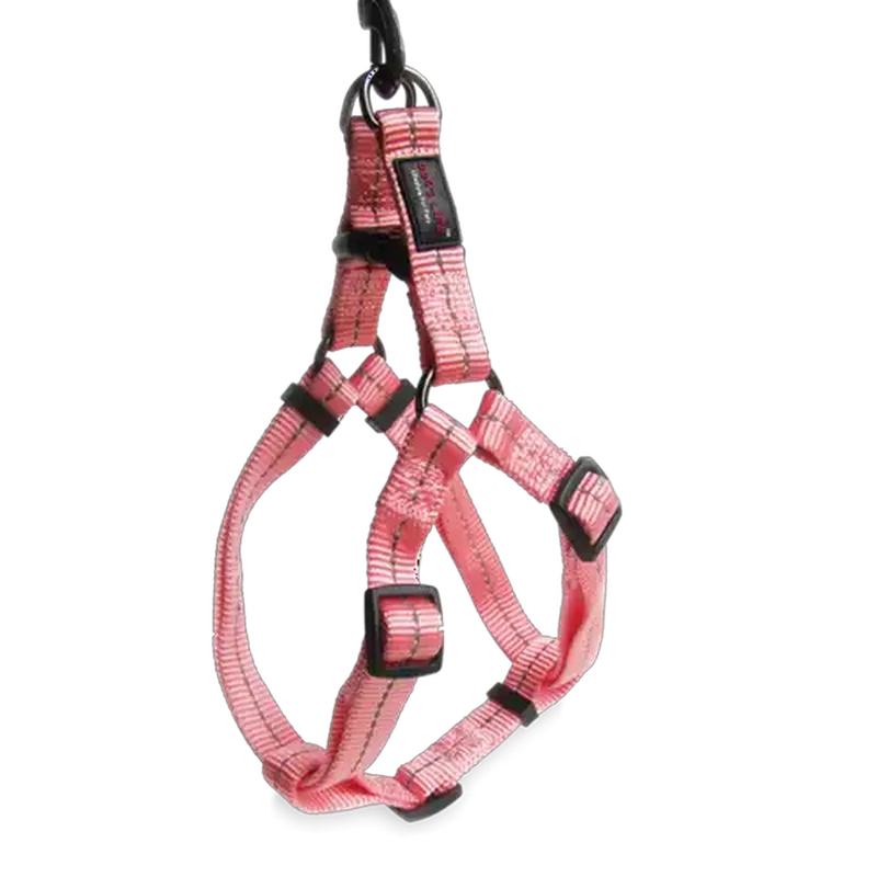 Dog's Life Pink Supersoft Reflective Webbing Step In Harness (Large)