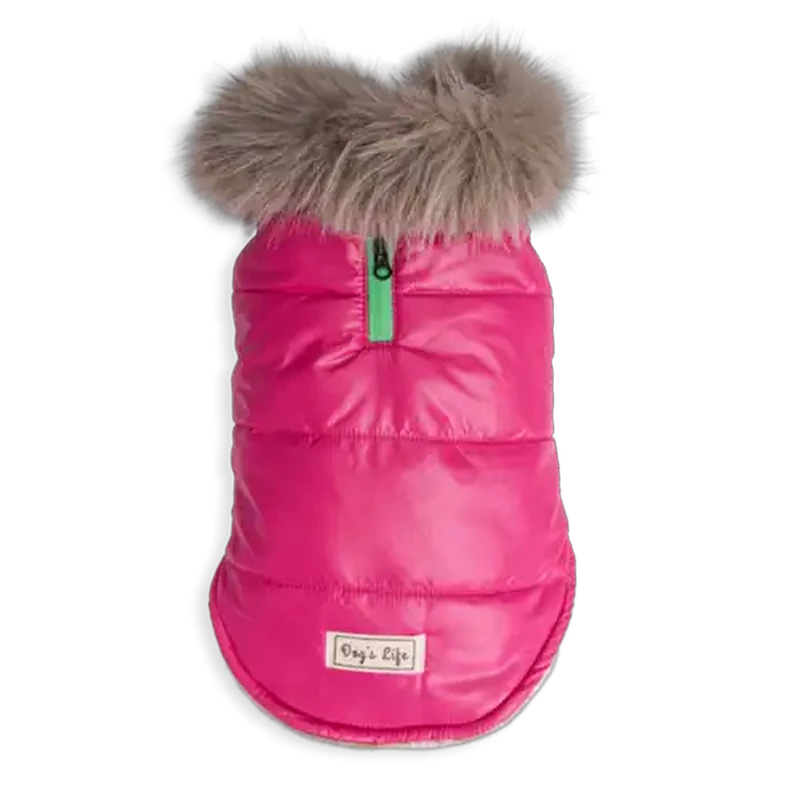 Dog's Life Pink Windproof Winter Gilet Puffer Pet Jacket 3XL