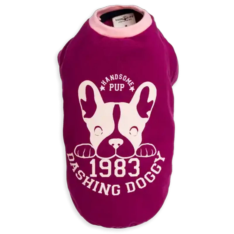 Dog's Life Purple Dashing Doggy Pet Tee 3XL