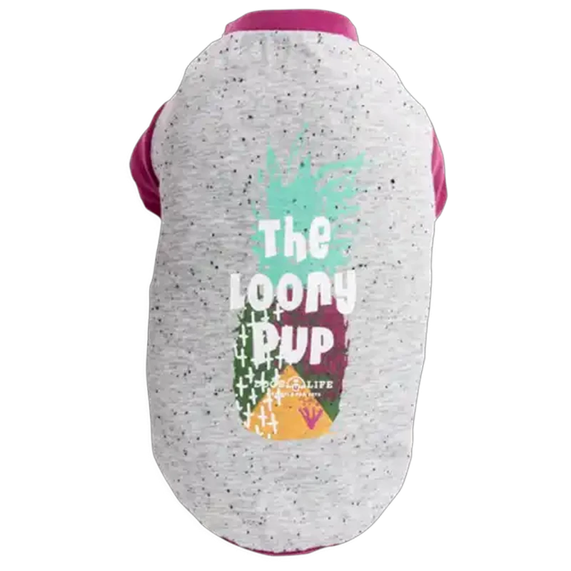Dog's Life Purple The Loony Pup Pet Tee XXL