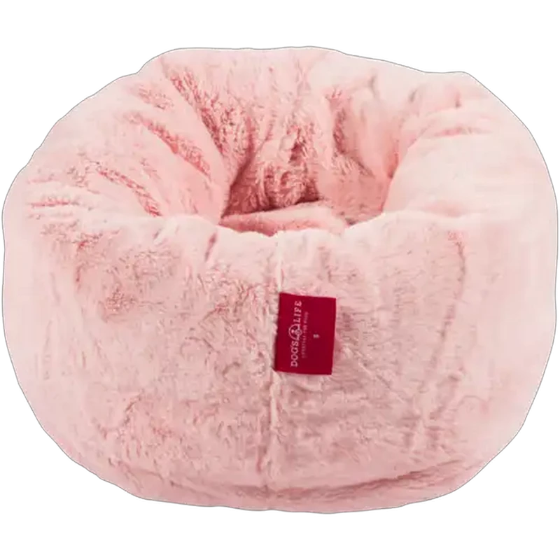 Dog's Life Small Pink Cuddler Dog Bed