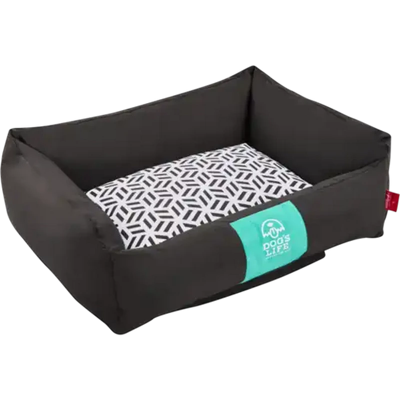 Dog's Life XL Black Urban Lounger Dog Bed