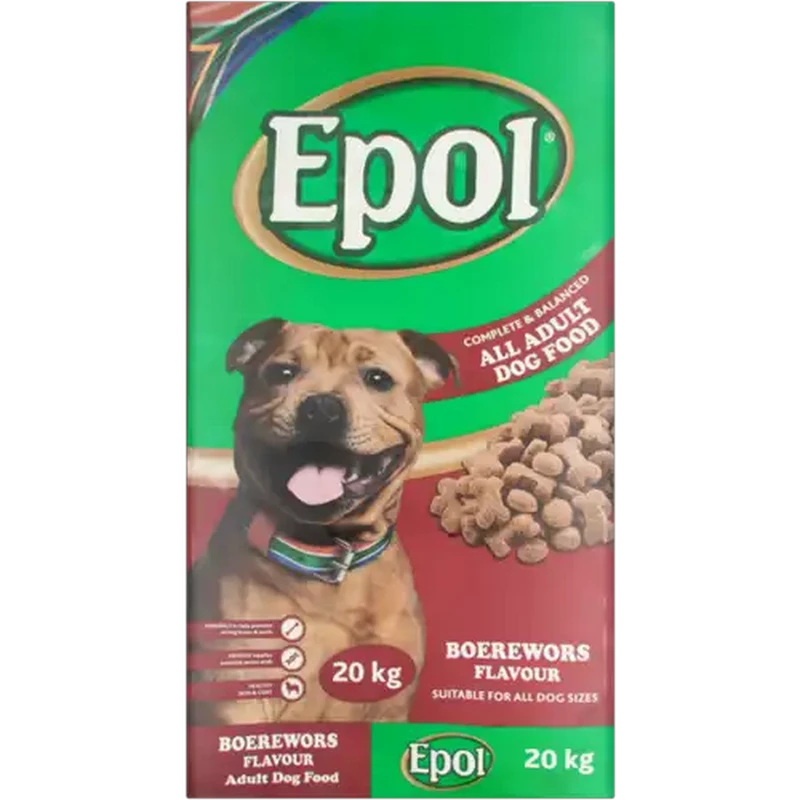 Epol Boerewors Flavour All Adult Dog Dry Food 20kg