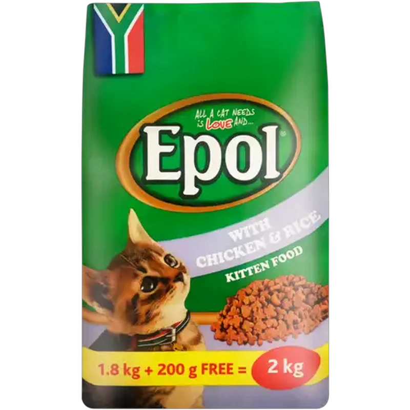 Epol Chicken & Rice Kitten Dry Cat Food 2kg