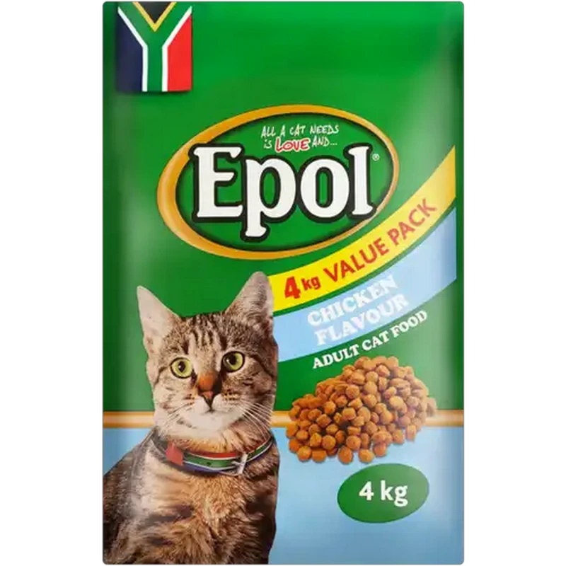 Epol Chicken Flavour Adult Dry Cat Food 4kg