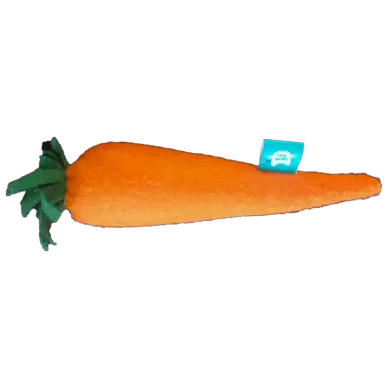 Feline Flair Catnip Kicker Toy Carrot