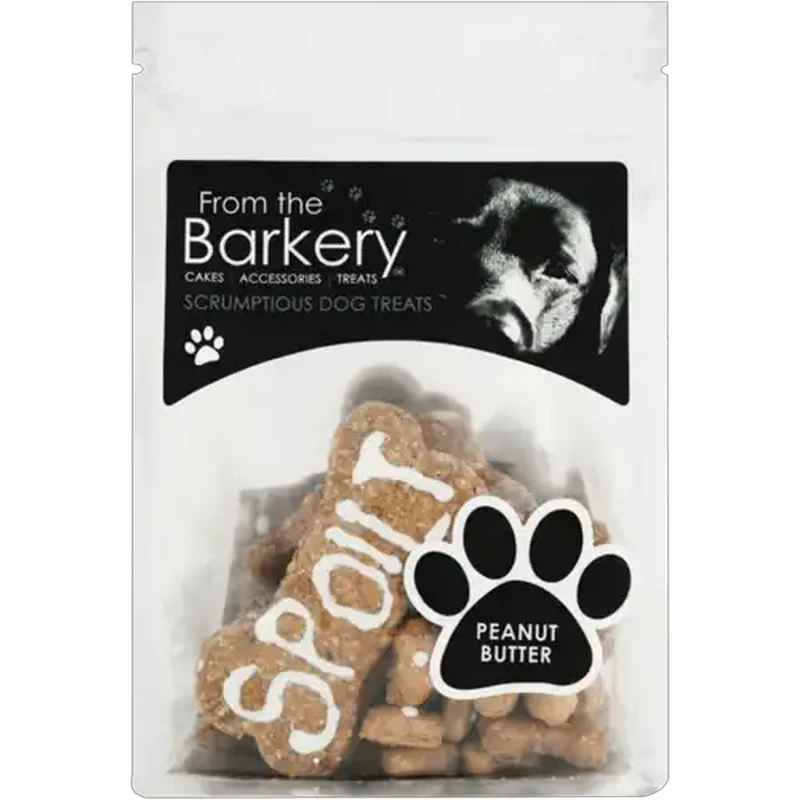 From The Barkery Peanut Butter Scrumptious Dog Treats 100g