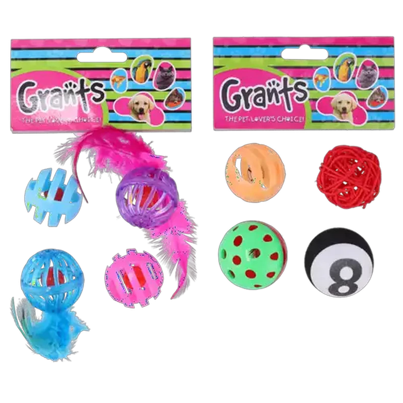 Grants Number 3 Cat Toy (Colour May Vary)